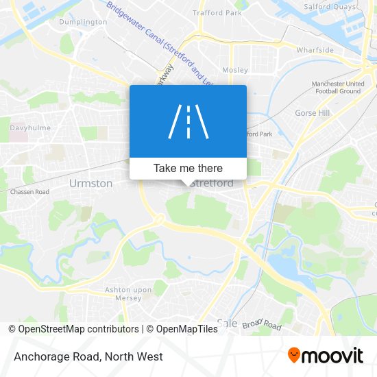Anchorage Road map