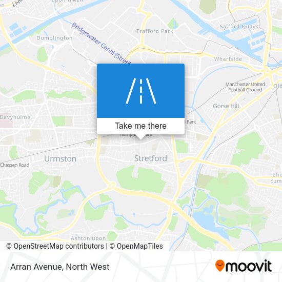 Arran Avenue map