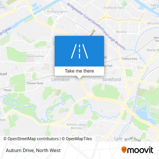 Auburn Drive map