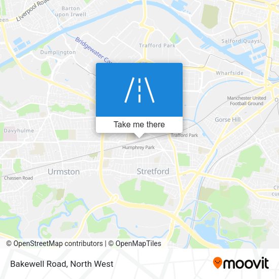 Bakewell Road map