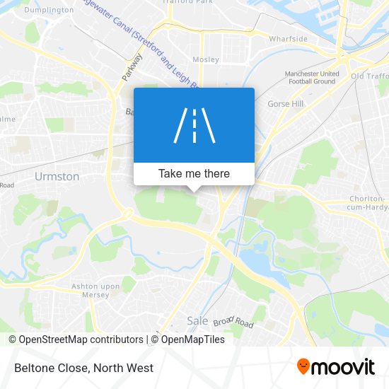 Beltone Close map