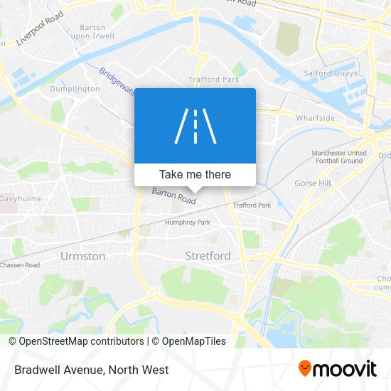 Bradwell Avenue map