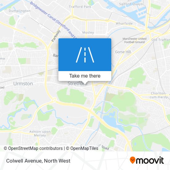 Colwell Avenue map