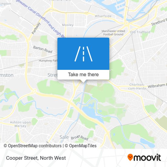 Cooper Street map