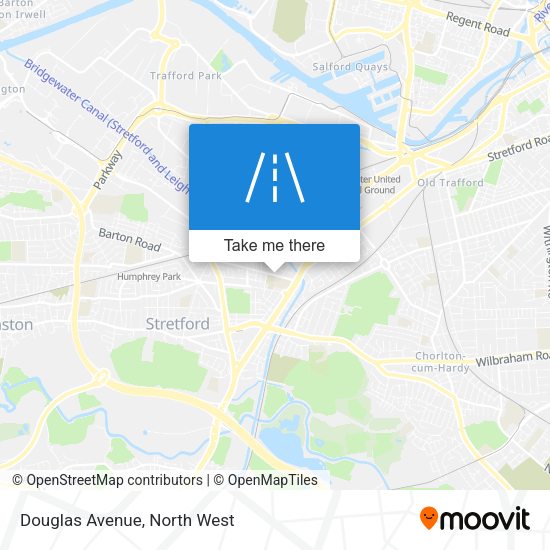 Douglas Avenue map