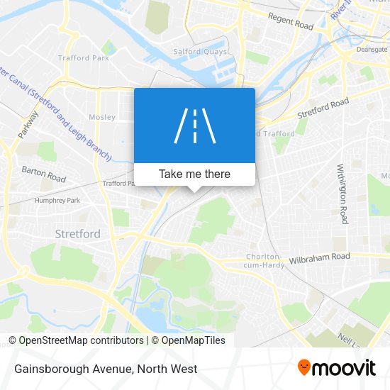 Gainsborough Avenue map