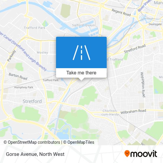 Gorse Avenue map