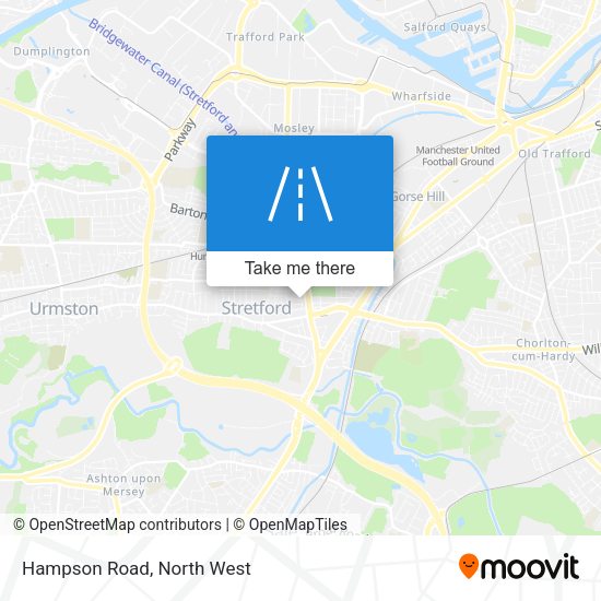 Hampson Road map
