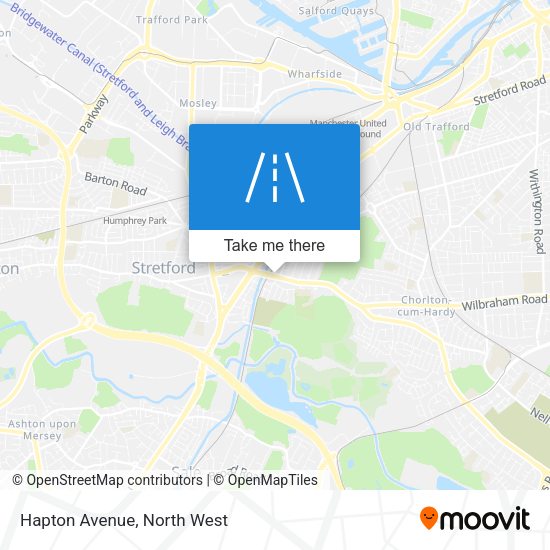 Hapton Avenue map