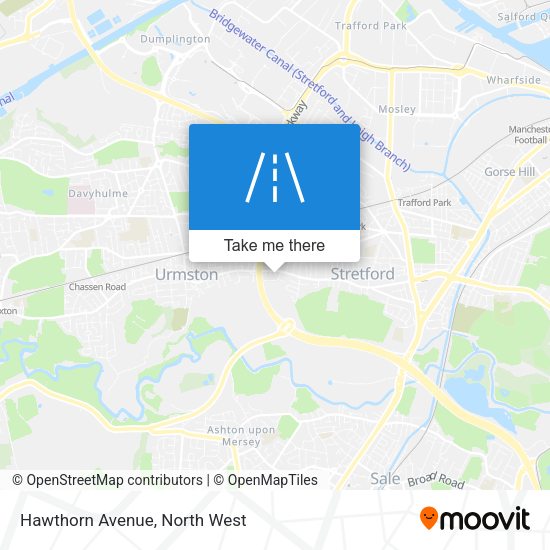 Hawthorn Avenue map