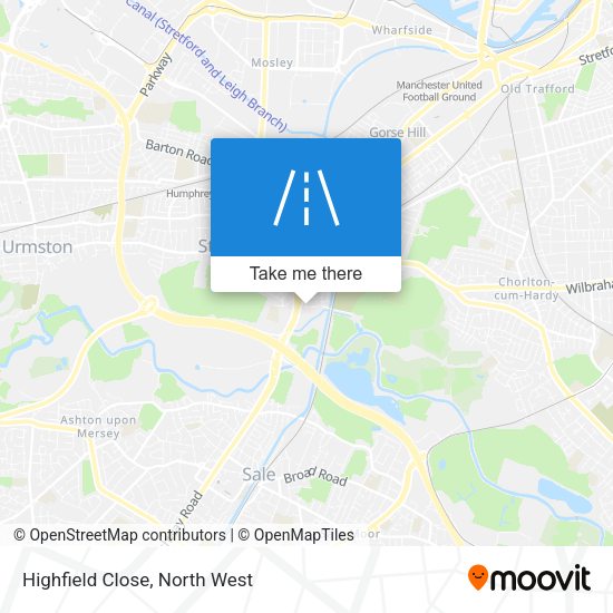 Highfield Close map