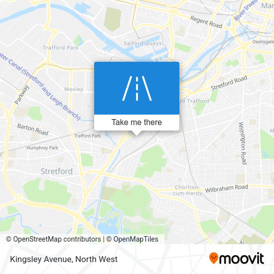Kingsley Avenue map