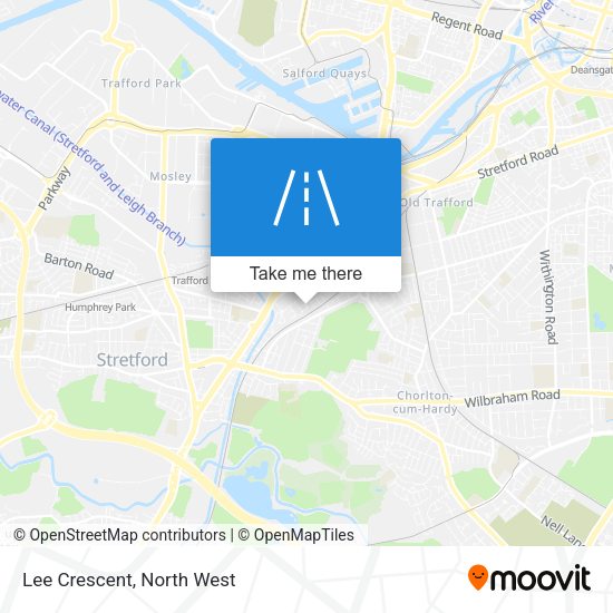 Lee Crescent map