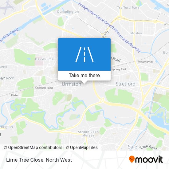 Lime Tree Close map