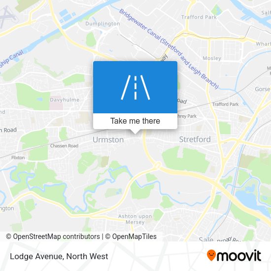 Lodge Avenue map