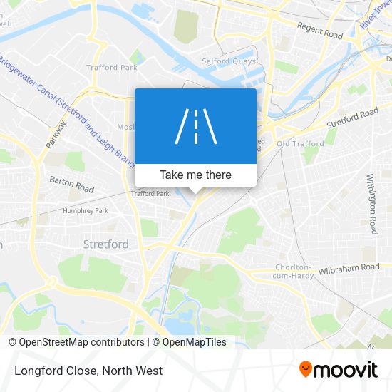 Longford Close map