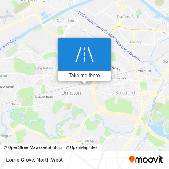 Lorne Grove map