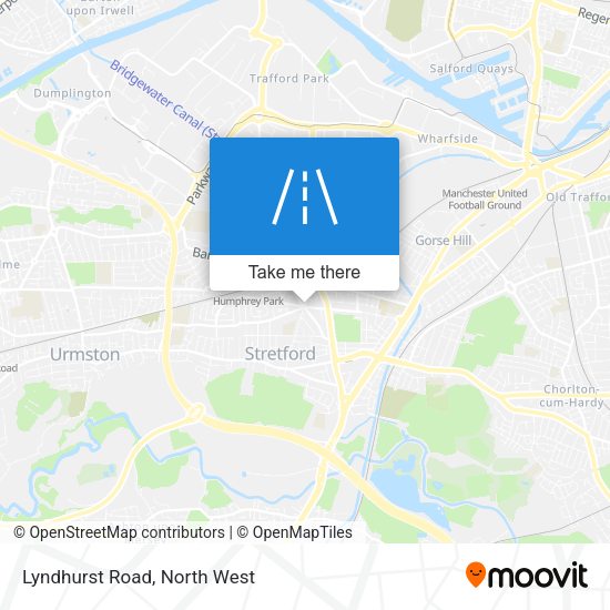 Lyndhurst Road map