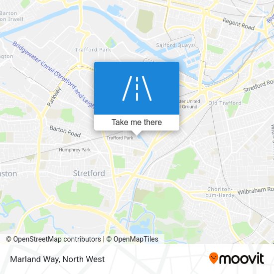 Marland Way map