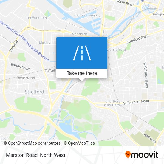 Marston Road map