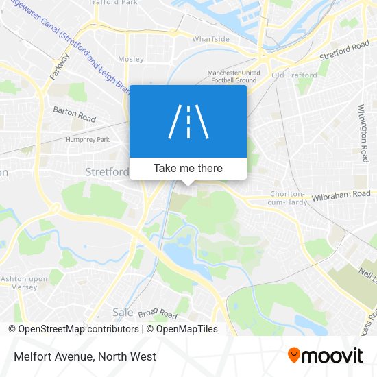 Melfort Avenue map