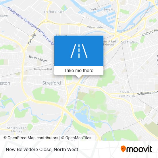 New Belvedere Close map