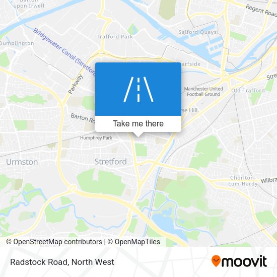 Radstock Road map