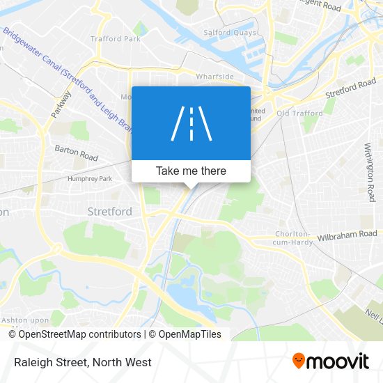 Raleigh Street map