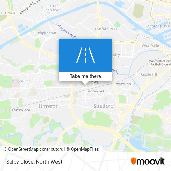 Selby Close map
