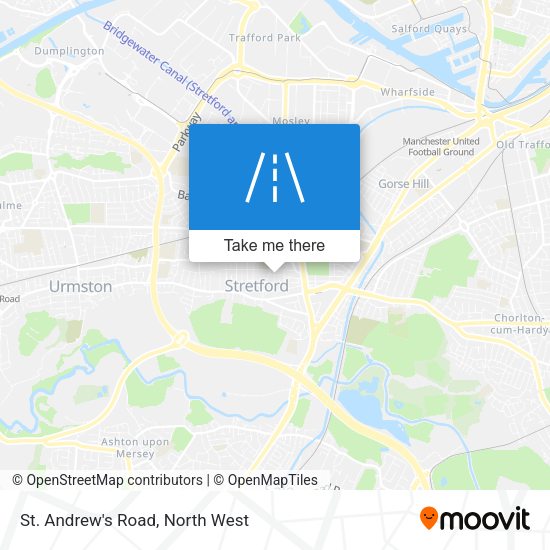 St. Andrew's Road map