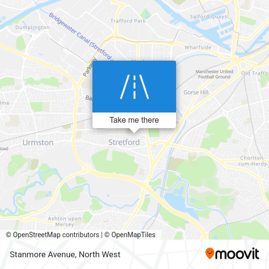 Stanmore Avenue map