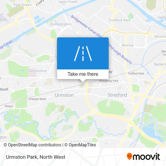 Urmston Park map