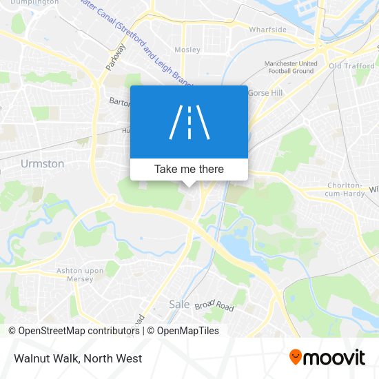 Walnut Walk map