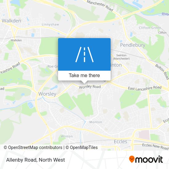 Allenby Road map