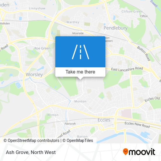 Ash Grove map