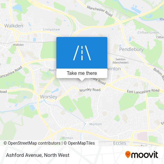 Ashford Avenue map