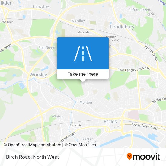 Birch Road map