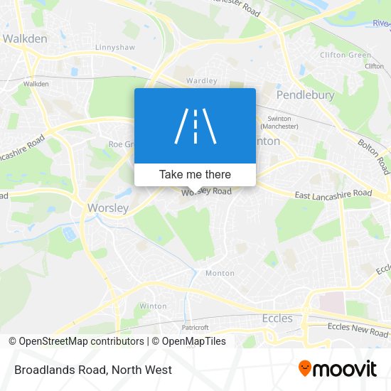 Broadlands Road map