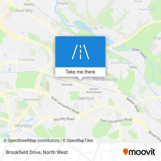 Brookfield Drive map