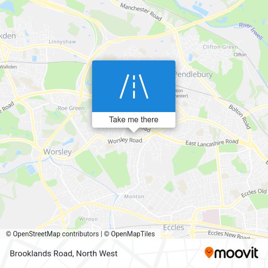 Brooklands Road map