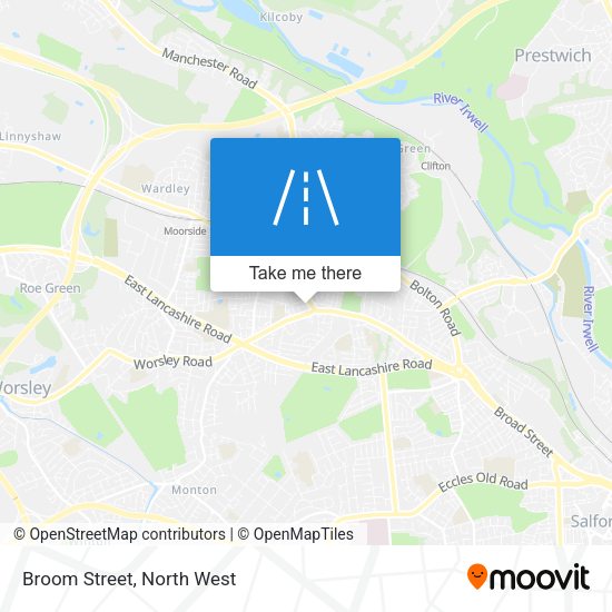 Broom Street map