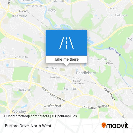 Burford Drive map