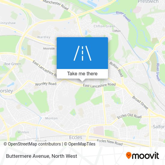 Buttermere Avenue map