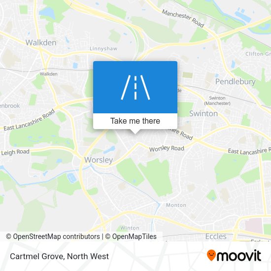 Cartmel Grove map