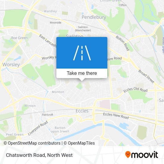 Chatsworth Road map