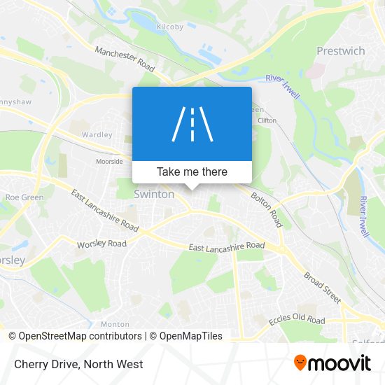 Cherry Drive map