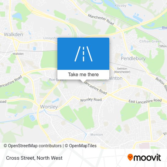Cross Street map