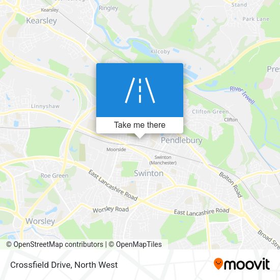 Crossfield Drive map