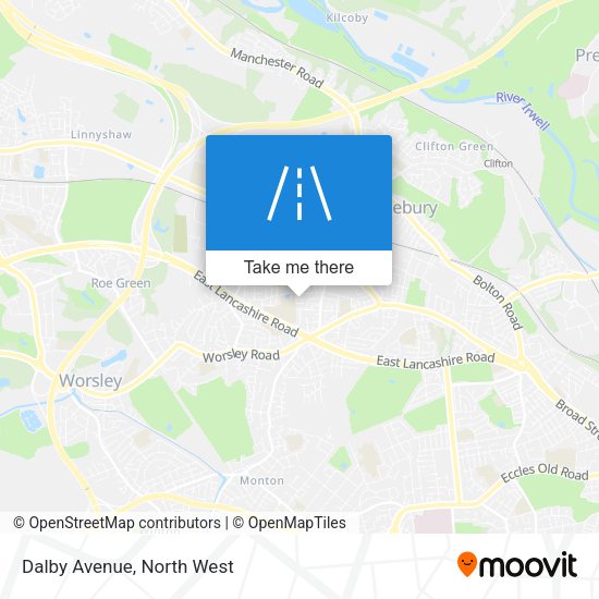 Dalby Avenue map