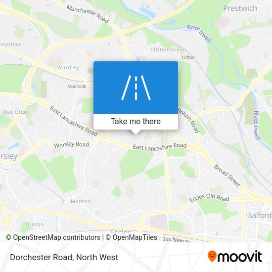 Dorchester Road map